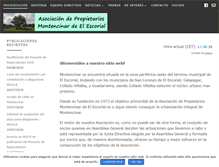 Tablet Screenshot of montencinarescorial.com